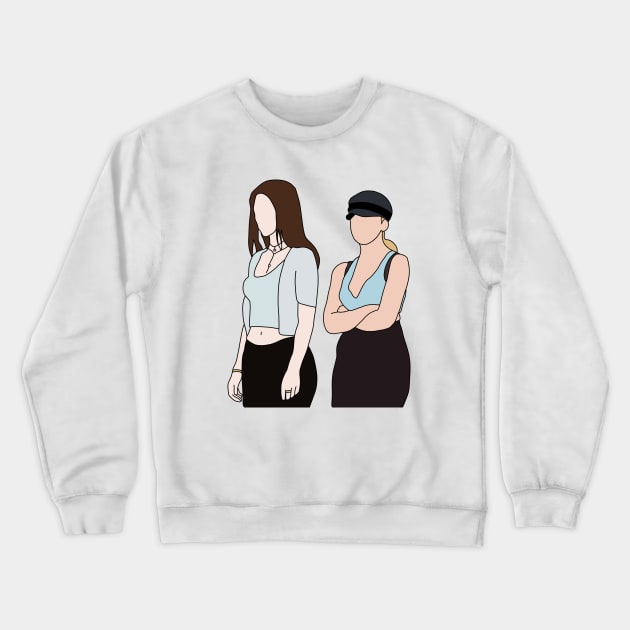 julie and helen Crewneck Sweatshirt by aluap1006